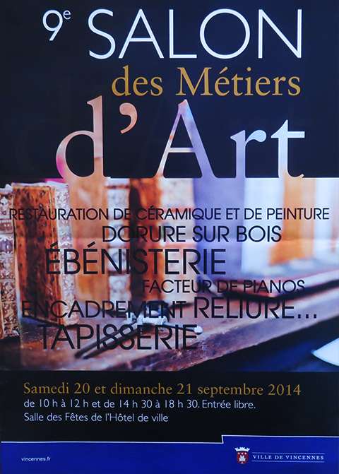 9 ème Salon des Métiers d'Art de Vincennes